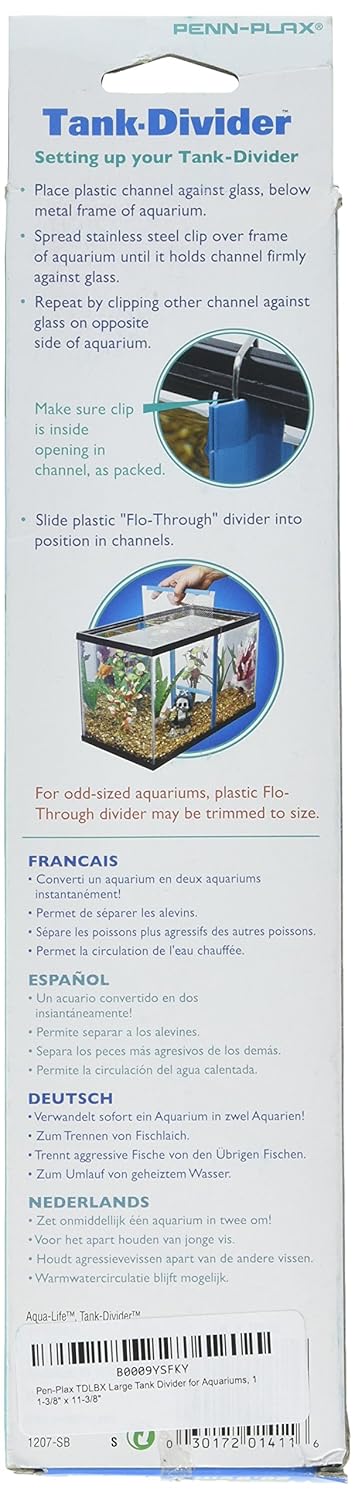 penn plax tank divider
