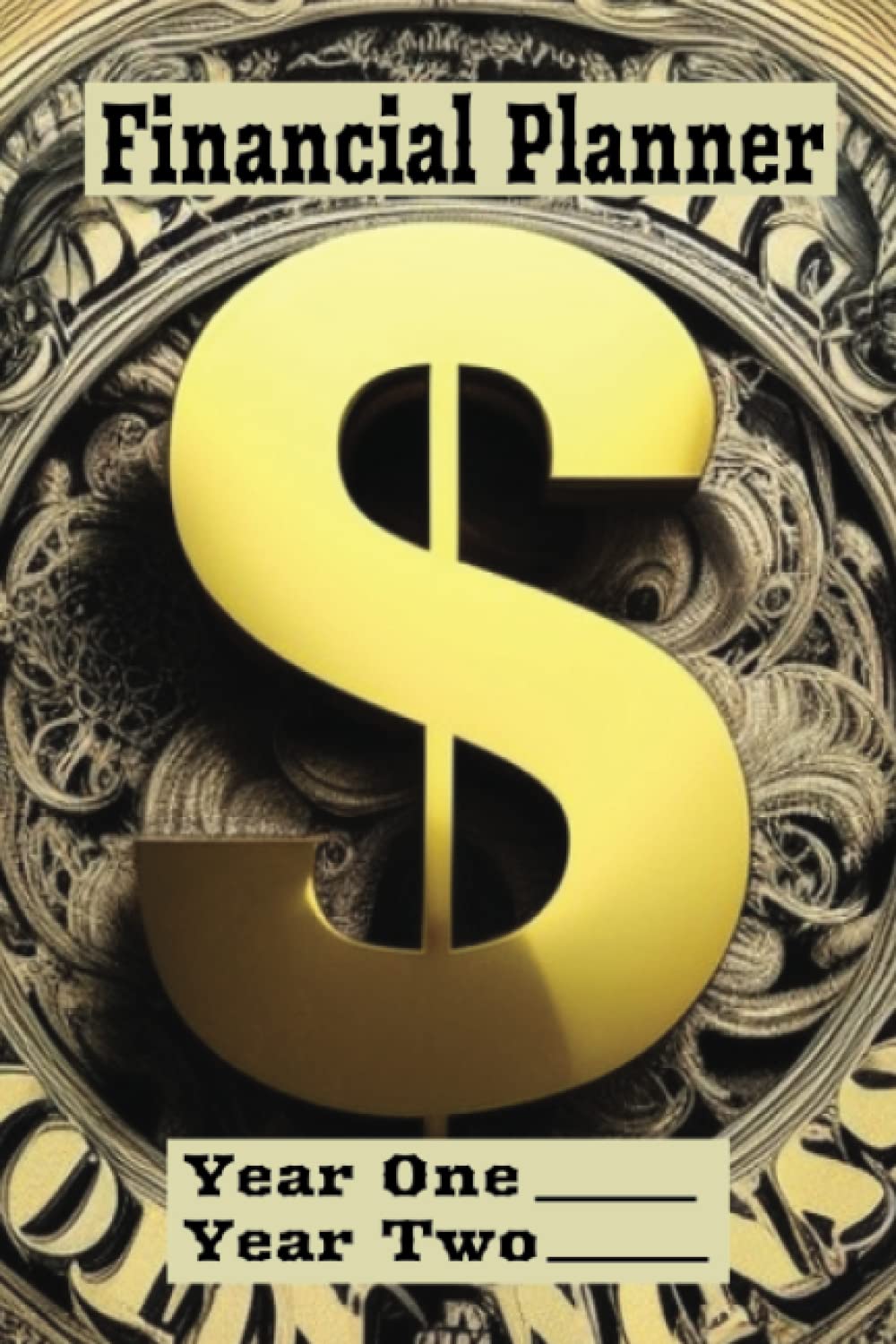 Financial Planner: Monthly finance organizer, budget book, expense tracker, undated 2 year account notebook journal