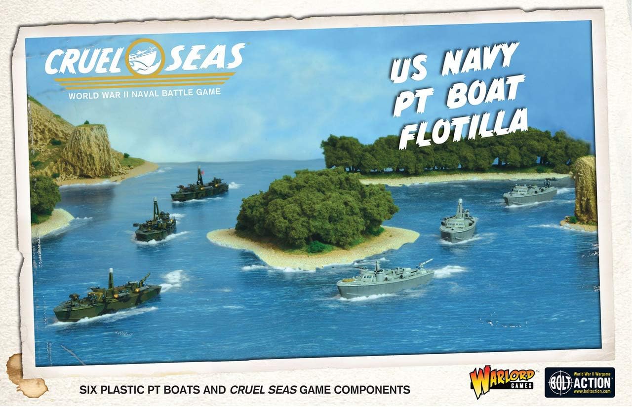 Cruel Seas US Navy PT Boat Flotilla, World War II Naval Battle Game …