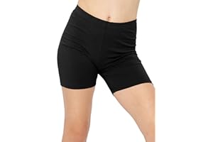Stretch is Comfort Girl's Cotton Biker Shorts and Knee Length Leggings | 4-16