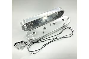 PATEYNEY LS1 LS2 LS3 LS6 Fabricated Aluminum Valve Cover W/Coil Mounts Sliver