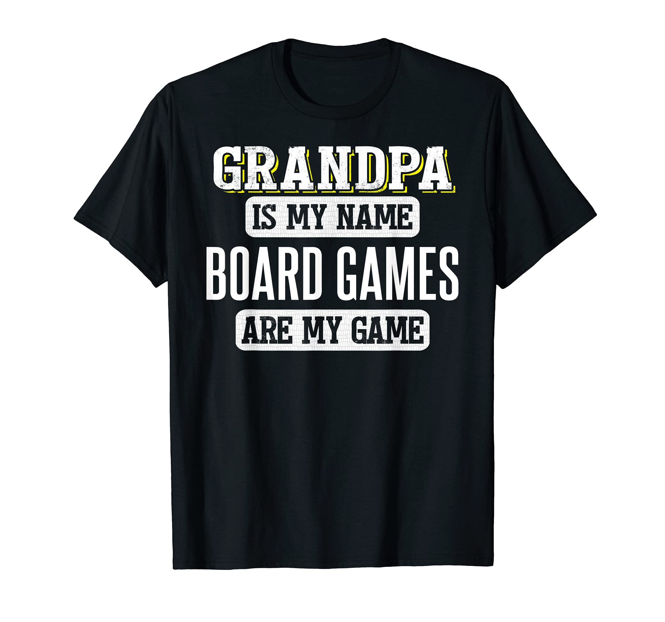 Funny Board Games Gift for Grandpa Fathers Day Design T-Shirt