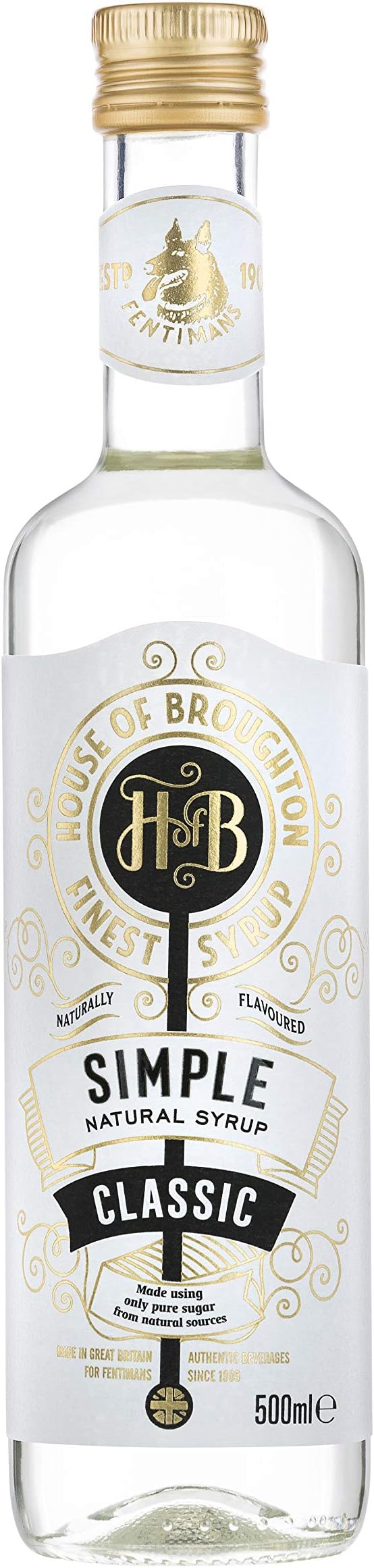 House of Broughton Simple Natural Syrup / 50cl