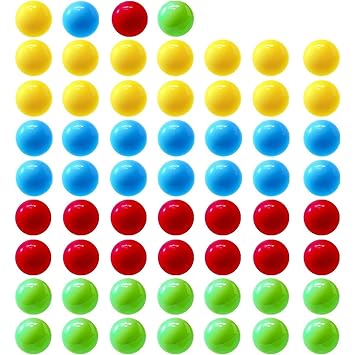 Buy Hotusi 60pcs Game Replacement Marbles Balls Compatible With Hungry Hungry Hippos Online At Low Prices In India Amazon In