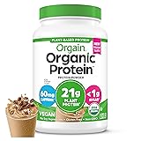 Orgain Organic Vegan Protein Powder, Iced Coffee