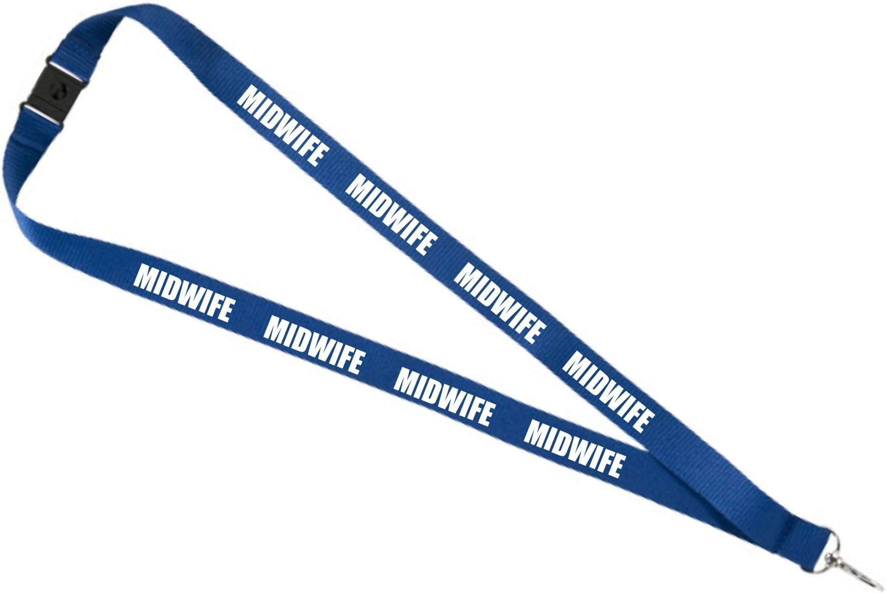 printedproducts Midwife lanyard.Lanyard for holding a name badge, ID card or keys.