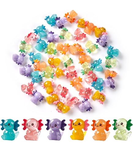 CHROMACRAFT 2 Axolotls Imprimés 3D – Jouets Mignons 13 Cm En Plastique – Décoration De Bureau Et Cadeau Enfant