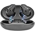 BLXBuds G2 True Wireless Earbuds - Small Bluetooth Ear Buds for iPhone Android | IPX3 Sweat-Resistant, Dual Microphone, 5 Hour Battery | Running, Workout Headphones with Earbud Charging Case
