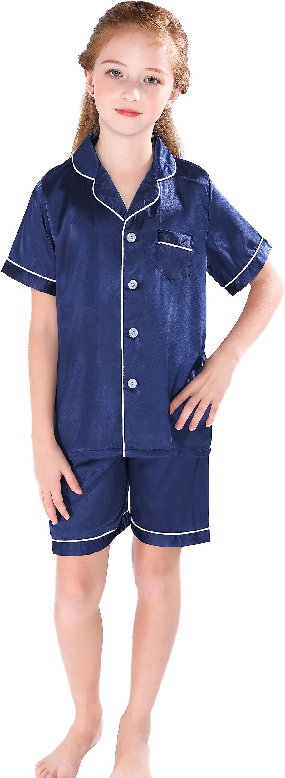 Pajamas Little Kid Sleepwears Set Pjs Clothes Short Sleeve