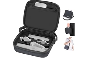 NEEWER Waterproof Storage Case for Osmo Mobile 6, Portable Shoulder Bag Travel Case with Inner Pocket & Shockproof Cushion, C