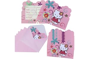 Birthday Invitations Party Supplies Birthday Invitation Cards with Envelopes Birthday Invites Cards Greeting Cards for 20 Kid