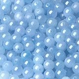 XIANNVXI 8mm Blue Aquamarine Crystal Beads 45-47pcs Jewelry Making view 2