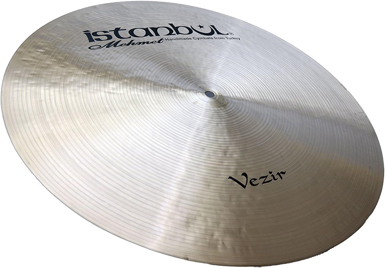 Istanbul Mehmet Cymbals Custom Series RVF-SZ22 22-Inch Vezir Flat Ride Sizzle Cymbal