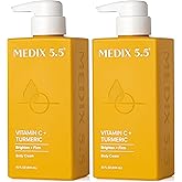 Medix 5.5 Vitamin C Cream Face Lotion & Body Lotion Moisturizer | Anti Aging Skin Care Firming & Brightening Cream Diminishes The Look Of Uneven Skin Tone, Age Spots, & Sun Damaged Dry Skin, (2-Pack)