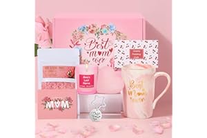 NAVK Mothers Day & Birthday Gifts Basket Box & Coffee Mug Set for Mom