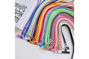 Universal Phone Lanyard with Adjustable Strap – Secure Anti-Drop Wrist/Neck Strap for Smartphones, Cases & Cameras（Rose Pink）