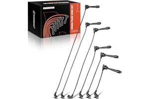 A-Premium Spark Plug Wire Set Compatible with Hyundai Sonata 1999-2005 Tiburon 2003-2008 Santa Fe Kia Optima Magentis 2001-20