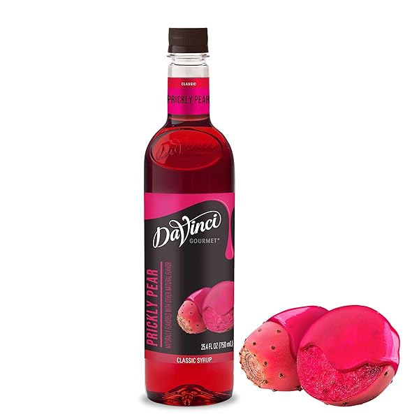 DAVINCI GOURMET PRICKLY PEAR SYRUP, 25.4 FLUID OUNCES (PACK OF 1)