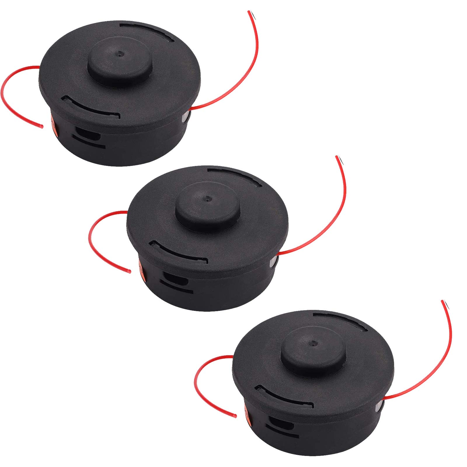 3pcs Strimmer Head for Stihl Autocut 25-2, Strimmer Spool trimming and mowing for FS44 FS55 FS80 FS83 FS85 FS86 FS88 FS90 FS110 FS130 330G Grass Strimmer Replacement Line