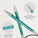 KnitPro Zing Fixed Circular Needles 40in 100cm 8.00mm view 2