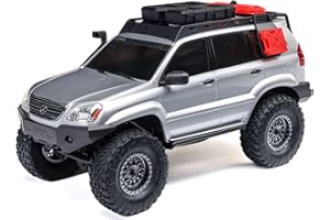 Axial RC Truck SCX24 Lexus GX470: 1/24 4WD RTR (Everything Needed to Run is Included), Silver, AXI-1532T2
