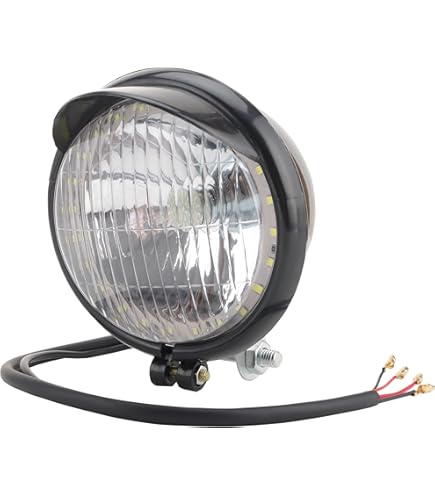 Amazon.com: AZUIQiMeng 7 Inch Skull Head LED Headlight | Bright