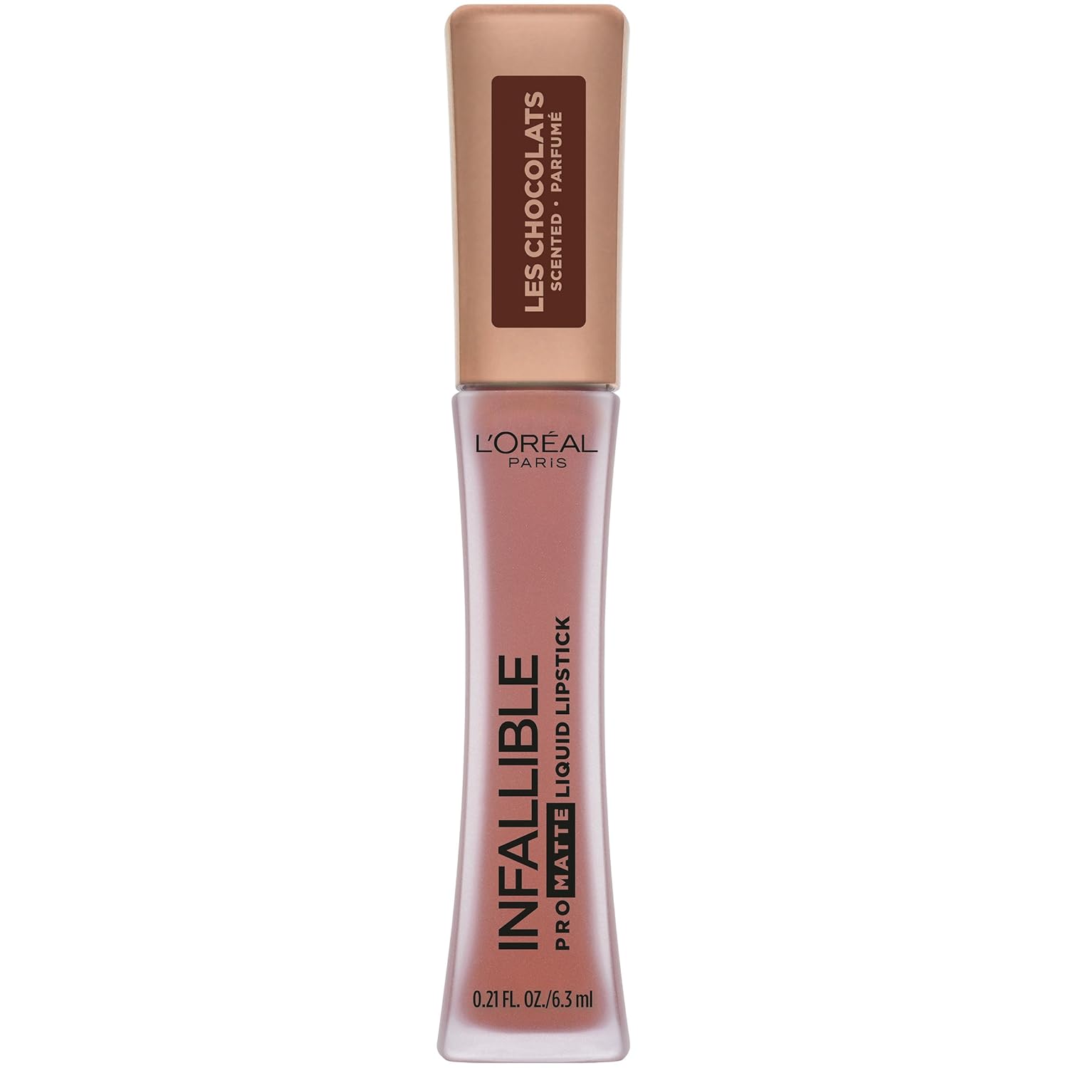 L'Oreal Paris Cosmetics Infallible Pro Matte Les Chocolats Scented Liquid Lipstick, Dose of Cocoa, 0.21 Fluid Ounce