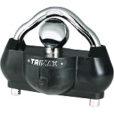 TRIMAX UMAX100 Trailer Hitch Lock, 1-7/8"-2-5/16" Couplers
