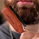 ZilberHaar Regular Beard Brush Soft Boar Bristle Pear Wood Handle view 4