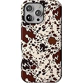Casely iPhone 16 Pro Case | Cowgirl Envy | Cow Print | Bold Protective Design | Compatible with MagSafe