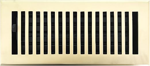 Empire Register Co Satin Brass Finish Heavy Duty Floor Register
