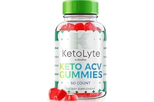 NUTRARIZE KetoLyte Keto Gummies, KetoLyte Keto ACV Advanced Formula, KetoLyte Keto ACV Apple Cider Vinegar 1000MG Supplement, All Natural Keto ACV Vitamins, Maximum Strength Keto Lyte Reviews (60 Gummies)