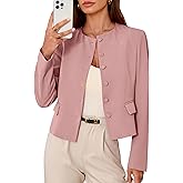 PRETTYGARDEN Women Blazers Business Casual Outfits 2026 Fall Fashion Long Sleeve Professional Office Work Suit Jacket Clothes