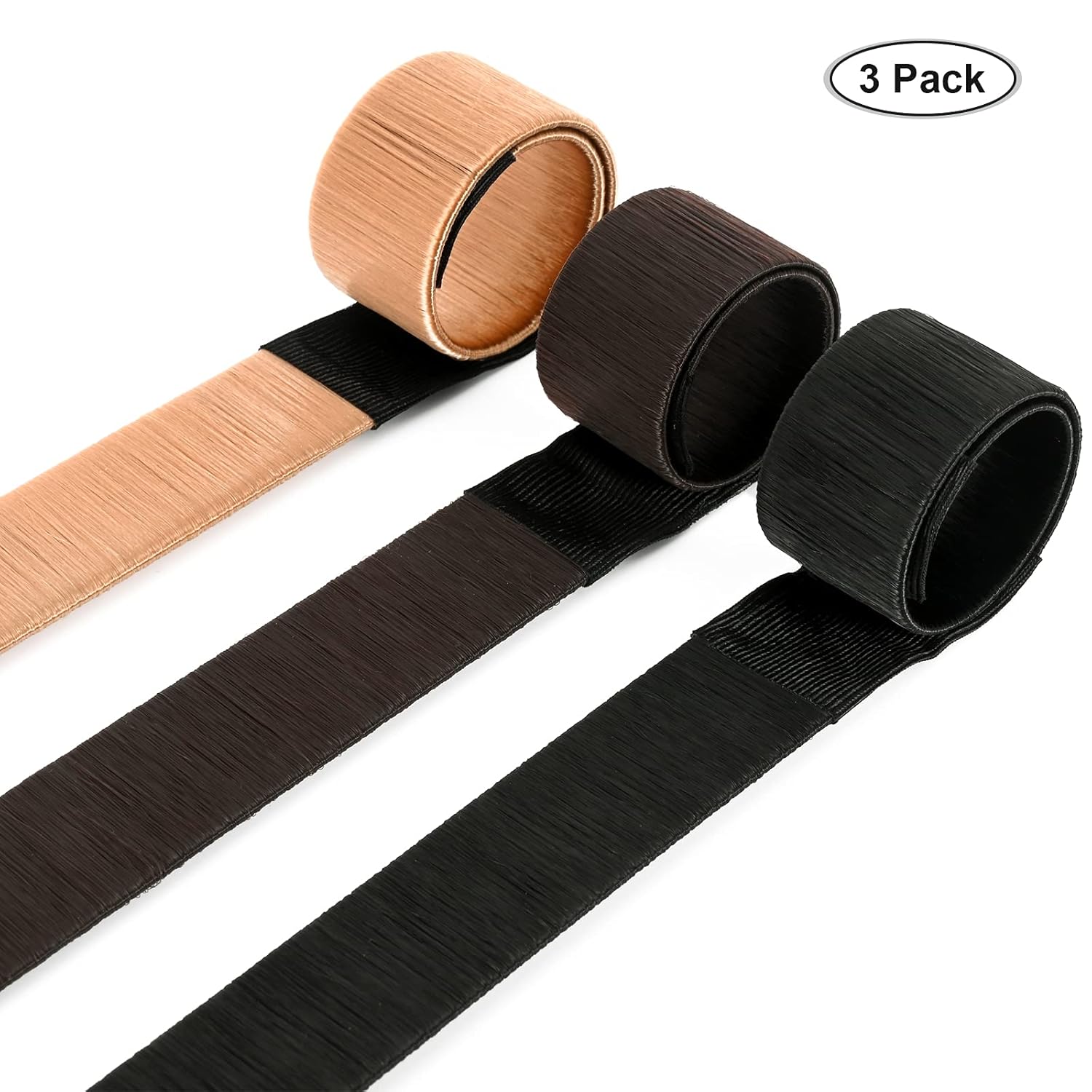 3 PACK Hair Bun Maker Hair Band Accessory Hair Bun Shaper Perfect Hair Bun Making Tool For Girls Women: Beauty