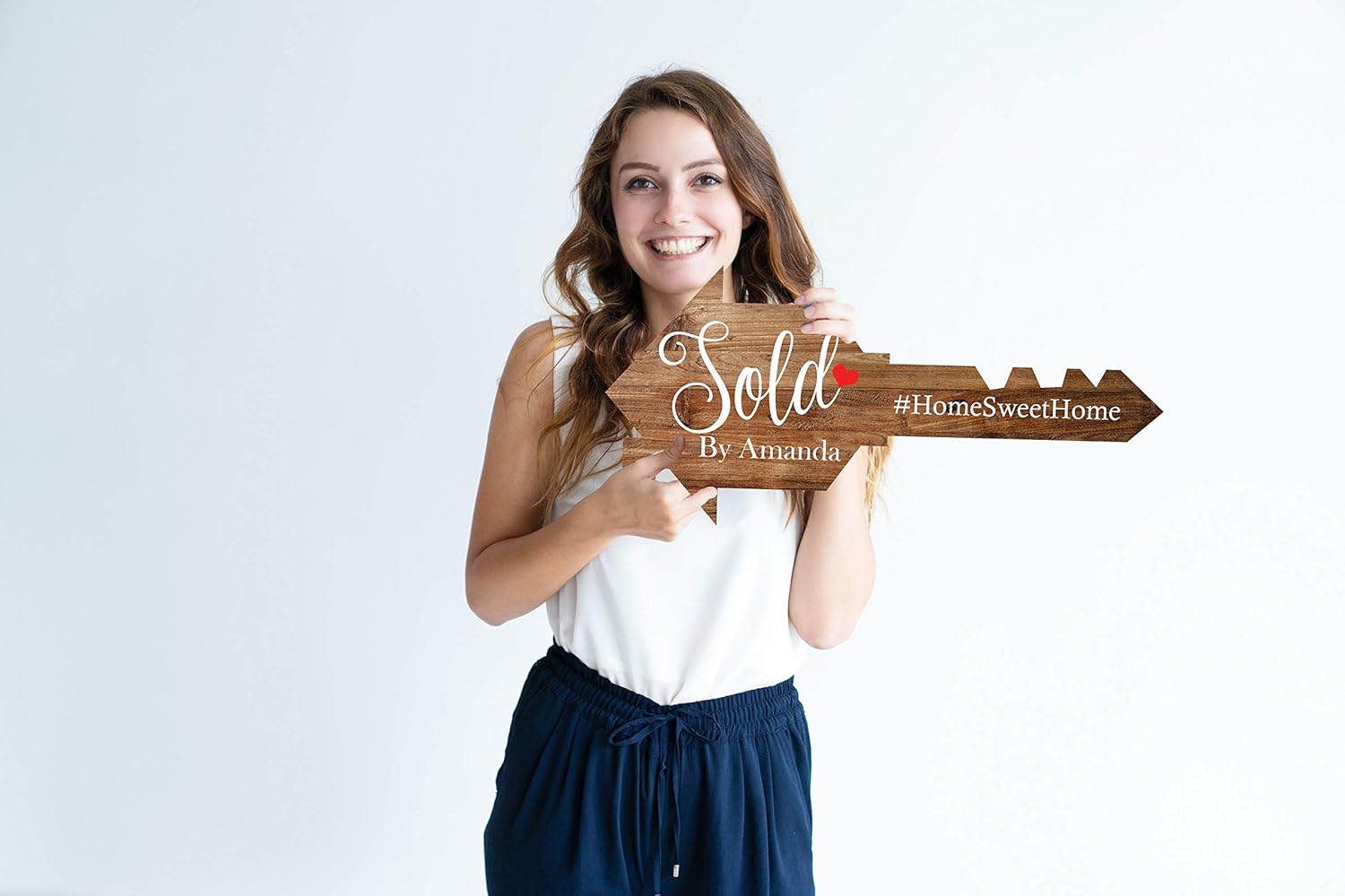 Real Estate House Key Photo Booth Prop Custom Key Prop Cut Out Marketing Real Estate Sold