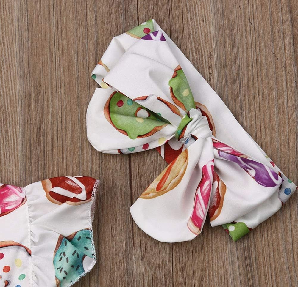 donut romper baby girl