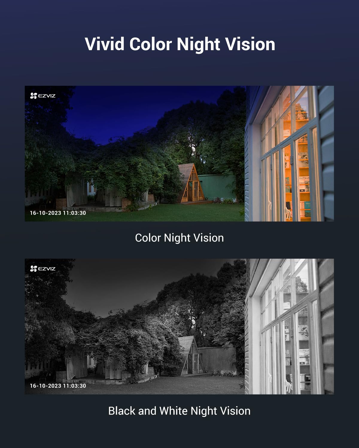 EZVIZ Solar Security Cameras Wireless Outdoor, 2K+ Camera for Home Security Outside with Color Night Vision, 2-Way Audio, AI Motion Detection and Alarm, Flood Light Surveillance Camera, Waterproof