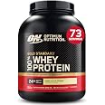 Optimum Nutrition Gold Standard Whey Protein Powder, Vanilla Ice Cream, 5LB | 24g 100% Whey Protein Per Serving, with BCAAs,