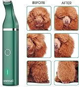 oneisall Dog Paw Trimmer Quiet Dog Clippers Two Blade Two Speed USB Rechargeable view 6