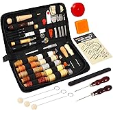 FNV Leather Sewing kit, Leather Stitch with Waxed Thread, Needles, Awls and Hand Stitching Tools. Suitable for Adults DIY Gifts, Home DIY Work.