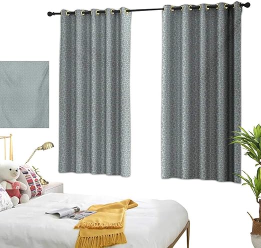 Amazon.de: LsWOW Schlafzimmervorhänge, abstrakt, Surf-Motiv, lebendiges