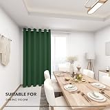 Deconovo Thermal Blackout Curtain 203x214 cm Eyelet Dark Forest view 8