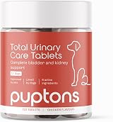 puptons Total Urinary Care Dog Tablets 90 Chicken Flavor Bladder Support