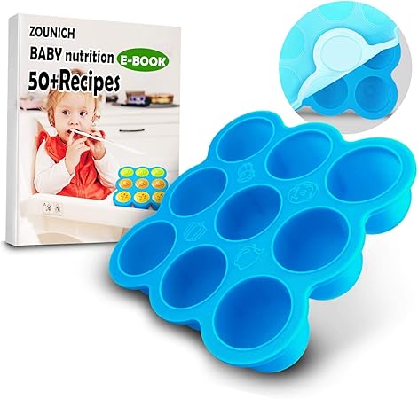 Boite De Rangement Congelee Pour Aliments Pour Bebes Zounich En Silicone Pour Aliments Pour Bebes Puree Whisky Yogourt Et Glace Multi Usage Reutilisable Amazon Fr Bebes Puericulture