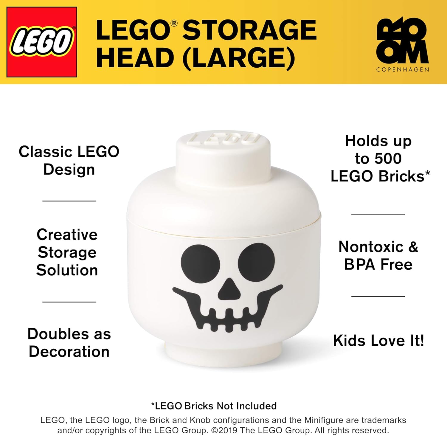 lego storage head skeleton