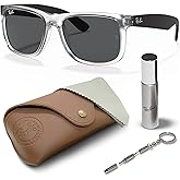 Ray-Ban RB4165 JUSTIN COLOR MIX Square Shaped Sunglasses for Men & Women with Official RAYBAN Eyewear Kit