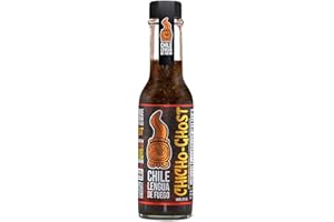 CHILE LENGUA DE FUEGO Chicho-Ghost Hot Sauce – Chocolate Ghost Pepper, Chipotle & Smoked Garlic – As Seen on Hot Ones Season 21 – Award-Winning Artisan Heat – 5oz