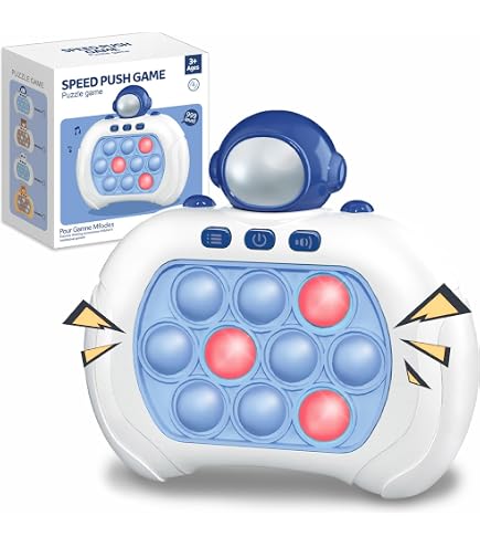 Jeu électronique Quick Push Pop – Mini Console à Bulles Lumineuse, Anti-stress, Avec 3 Modes, Pour Enfants Et Adultes