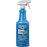 Wet or Waterless Car Wash Wax 32 Fl. oz, UV Protection. Cleans, Protects, and Shines. Aircraft Quality Just Spray On and Wipe Dry Anywhere, Anytime, Home, Office, School, Garage, Parking Lots.
