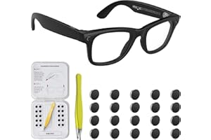 HiBloks 20Pcs LED Light Blocking Stickers Compatible with Ray-Ban Meta Wayfarer/Skyler/Headliner (Gen 2) & Oakley Meta HSTN S